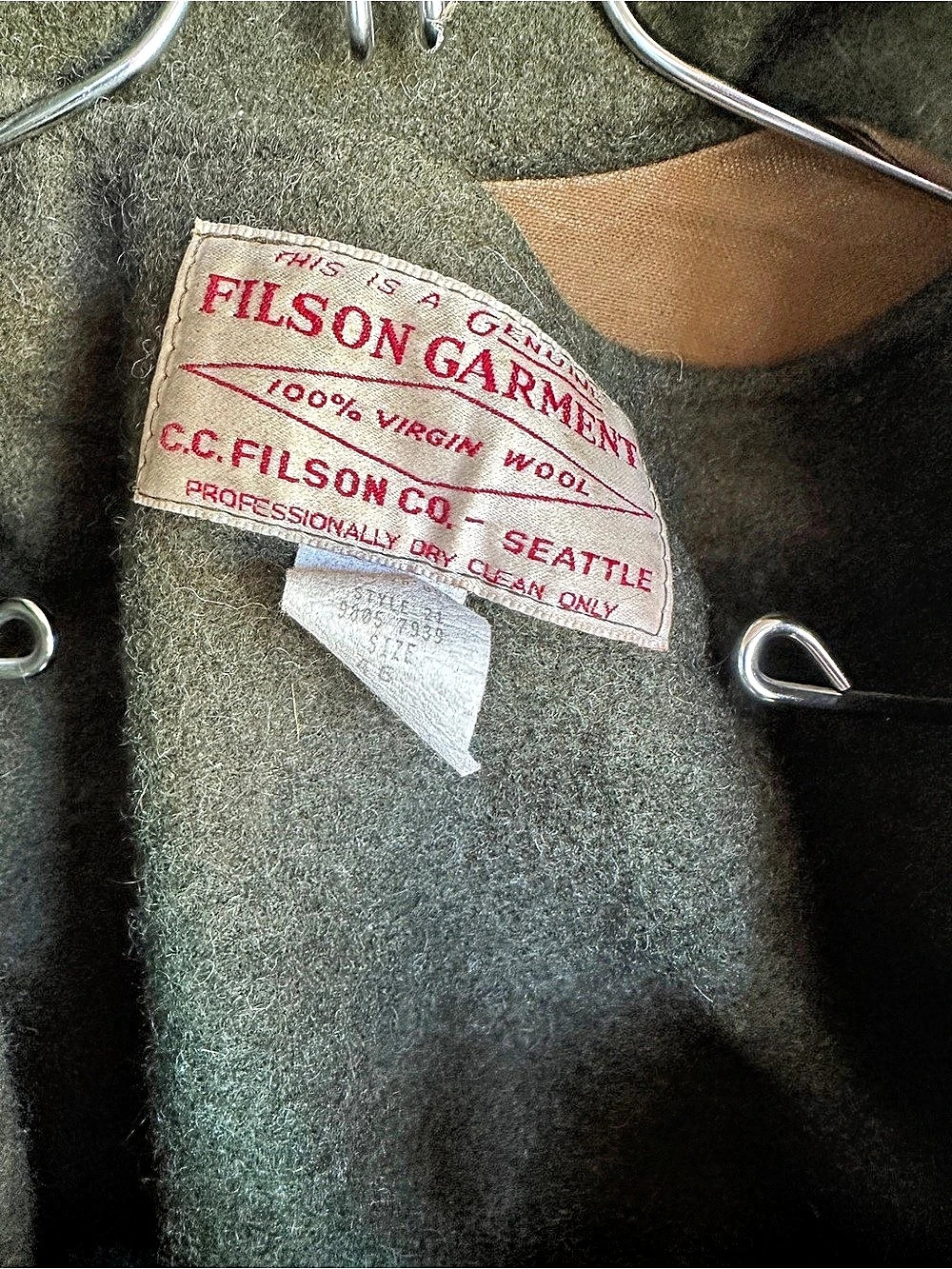 Filson Wool Field Jacket Size 46 - Picture 3 of 3